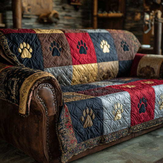 Old Timber Hearth Quilted Sofa Cover NCU0PTT2844