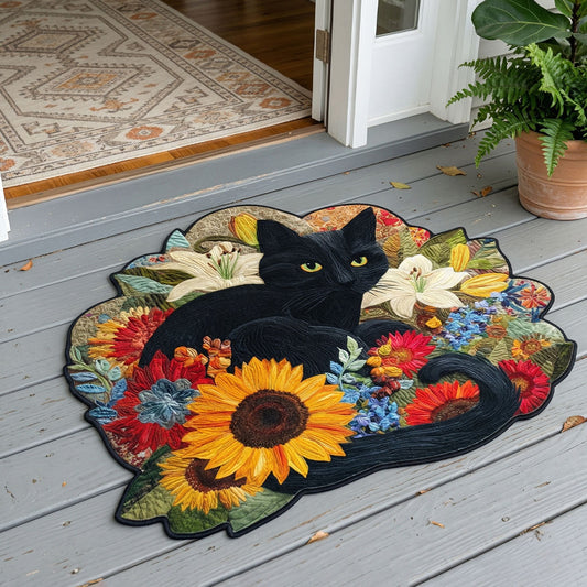 Onyx Petal Paradise Custom Shape Doormat NCU0PTT3067