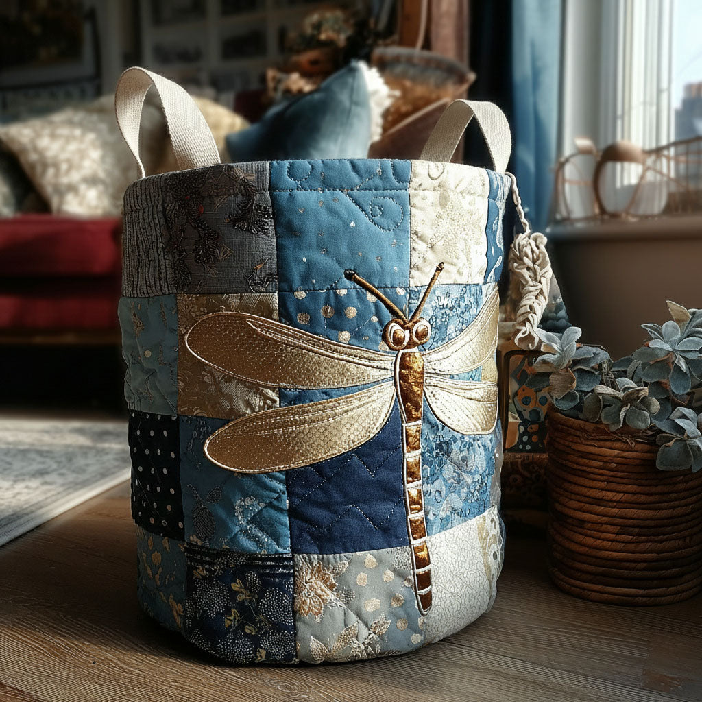 Opal Wings Quilted Laundry Basket NCU0PTT2575