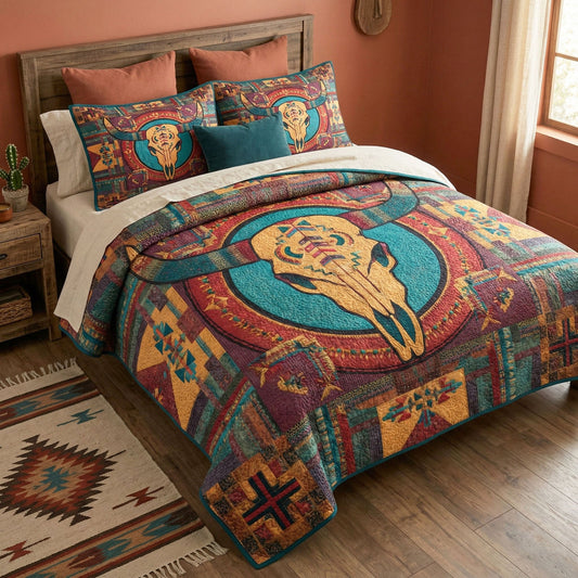 Open Range 3-Piece Quilted Bedding Set NCU0NTD1698