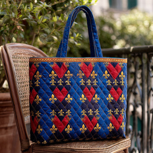 Opulent Muse Quilted Tote Bag NCU0PTT1724