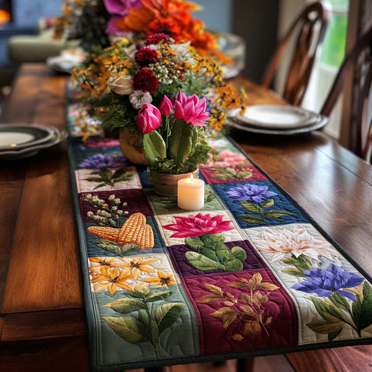 Orchard of Thanks Quilted Table Runner NCU0PTT1492