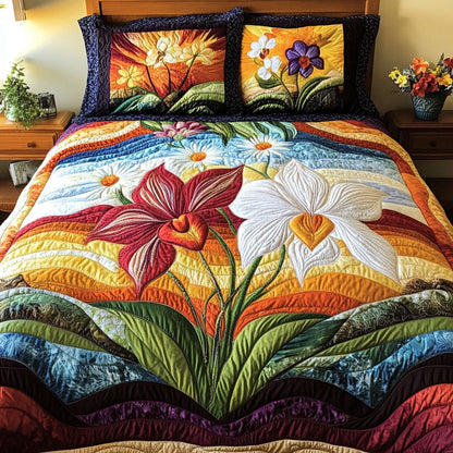 Orchid Blossom Fantasy Duvet Cover Set NCU0PTT356