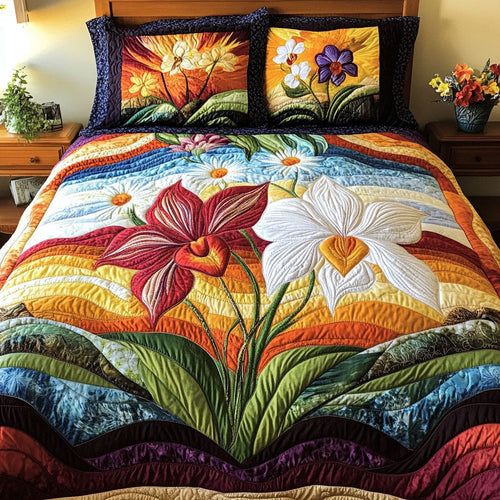 Orchid Blossom Fantasy Duvet Cover Set NCU0PTT356