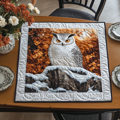Owl Bloom Quilted Table Topper NCU0DDK799