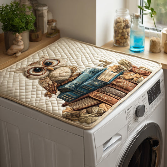 Owl Chapter Quilted Washer and Dryer Cover NCU0NTD124