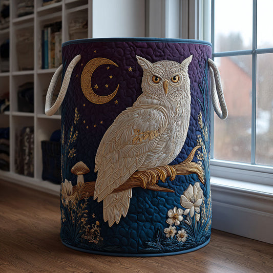 Owl Echo Quilted Laundry Basket NCU0DDK2261