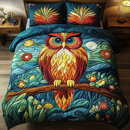 Owl Serenity Duvet Cover Set NCU0NVH614