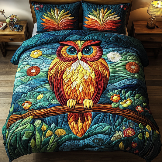 Owl Serenity Duvet Cover Set NCU0NVH614