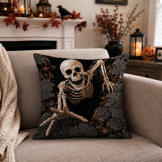 Skeleton Rift Quilted Pillow Case NCU0DV2240
