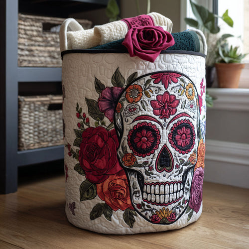 Painted Remembrance Quilted Laundry Basket NCU0PTT1094