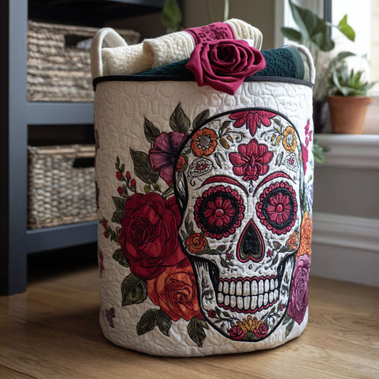 Painted Remembrance Quilted Laundry Basket NCU0PTT1094