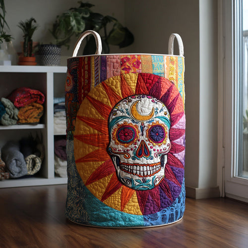 Painted Spirits Quilted Laundry Basket NCU0PTT1037