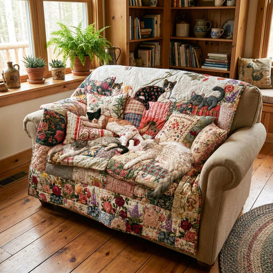 Palace Purrs Quilted Blanket NCU0PTT3193