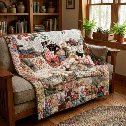 Palace Purrs Quilted Blanket NCU0PTT3193