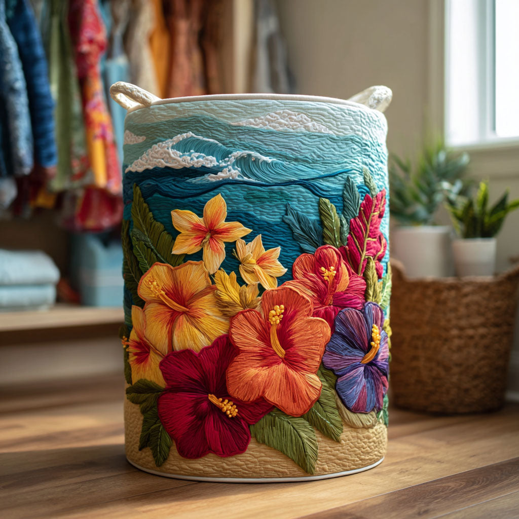 Festive Moo Crew Quilted Laundry Basket NCU0DV965