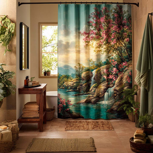 Palmfall Dream Shower Curtain NCU0DQQ0241