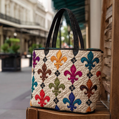 Parisian Charm Quilted Tote Bag NCU0PTT1725