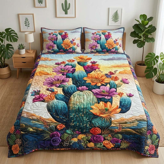 Pastel Desert 3-Piece Quilted Bedding Set NCU0DQQ0784