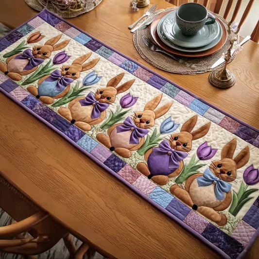 Pastel Easter Quilted Table Runner NCU0HNH892