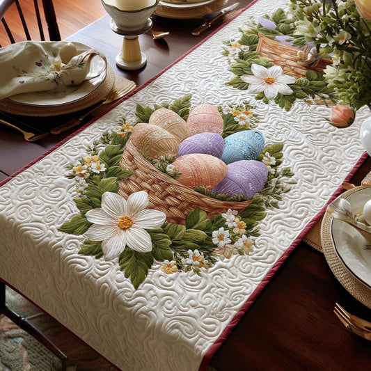 Pastel Garden Quilted Table Runner NCU0DV2009