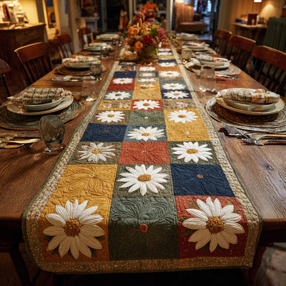 Pastel Meadow Quilted Table Runner NCU0HNH858