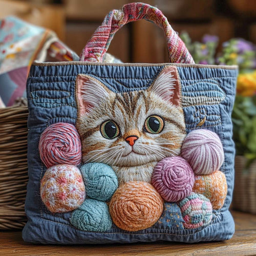 Pastel Paws Quilted Tote Bag NCU0NXD608