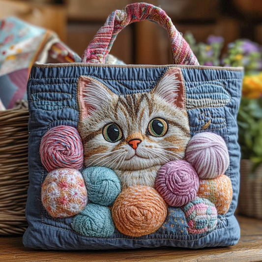 Pastel Paws Quilted Tote Bag NCU0NXD608