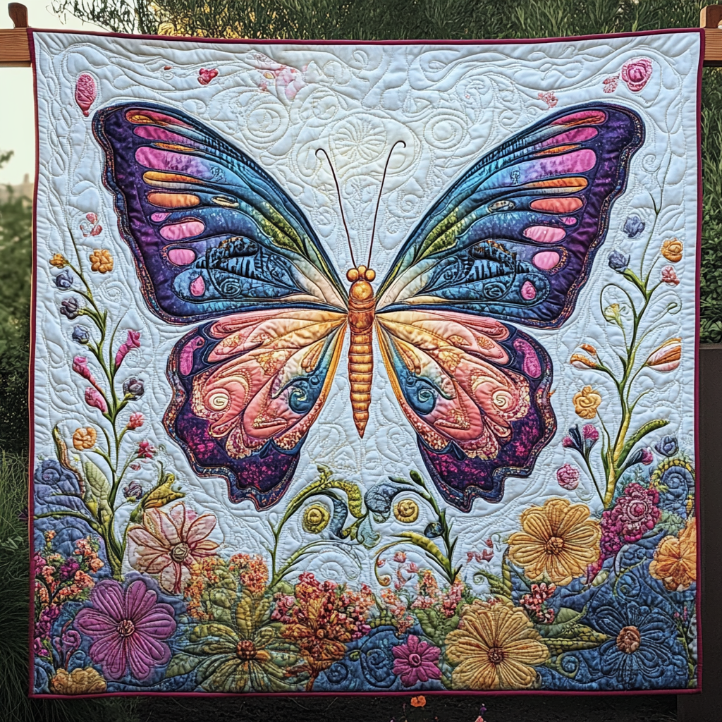 Pastel Wings Serenade Quilted Blanket NCU0PVL039