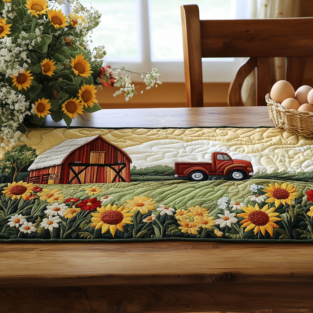 Pastoral Peace Quilted Table Runner NCU0PTT407