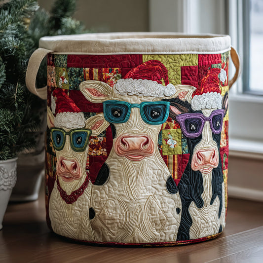 Pasture Joy Quilted Laundry Basket NCU0DV961