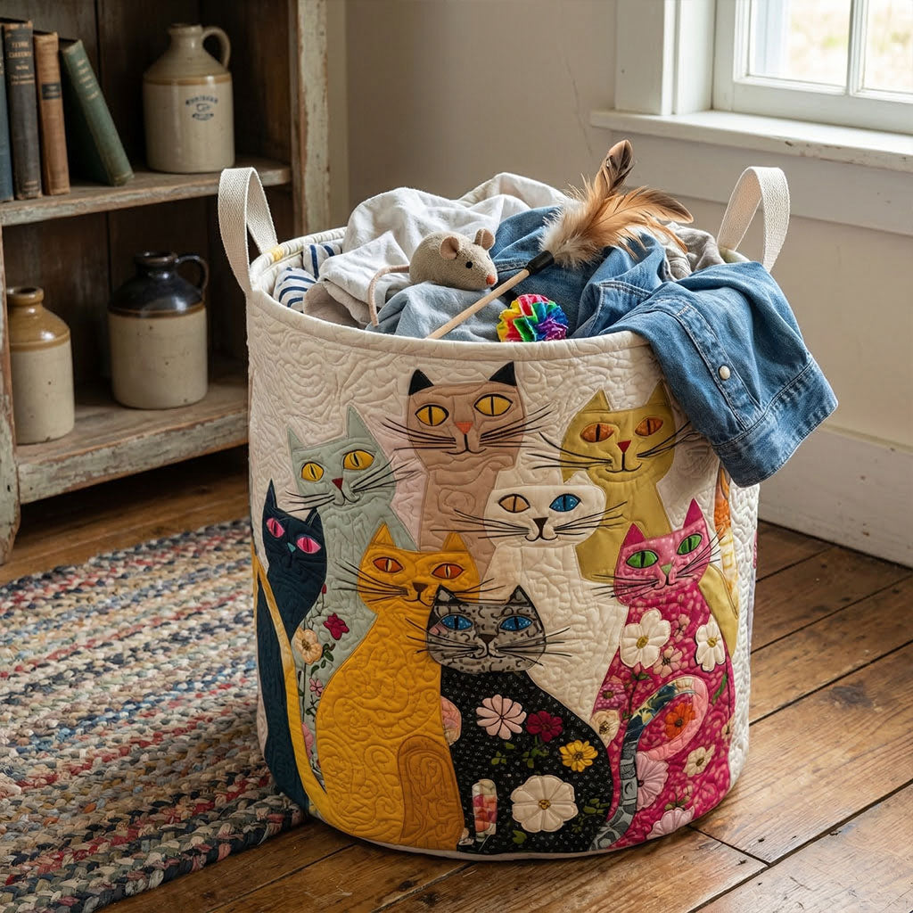 Traditional Tribute Quilted Laundry Basket NCU0PTT3118