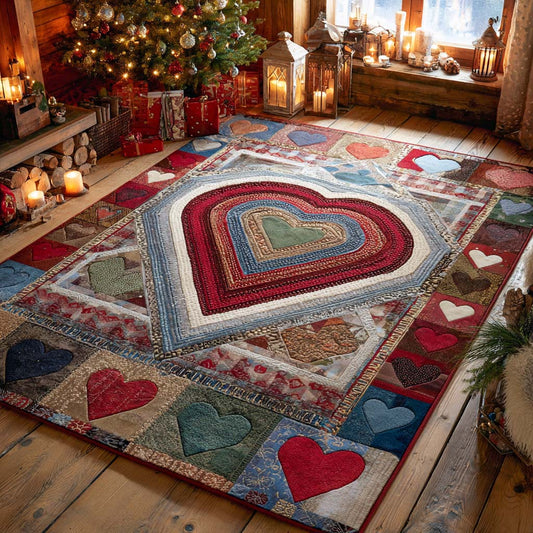 Patchwork Love Burst Area Rug NCU0NXD1223