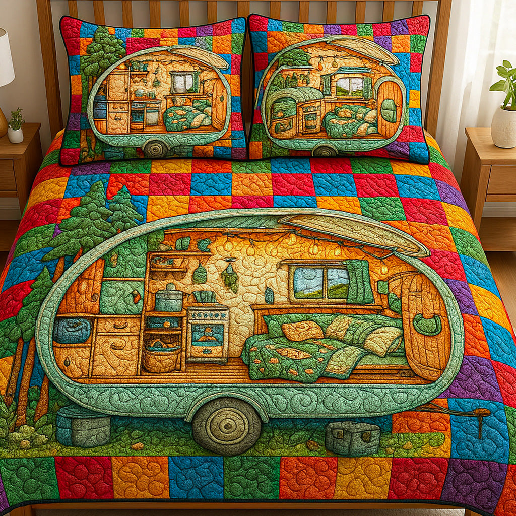 Patchwork Nest Duvet Cover Set NCU0NNT397