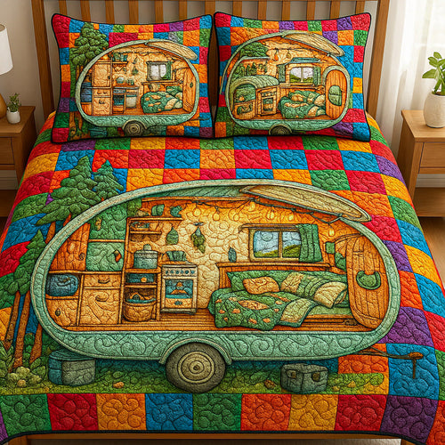 Patchwork Nest Duvet Cover Set NCU0NNT397