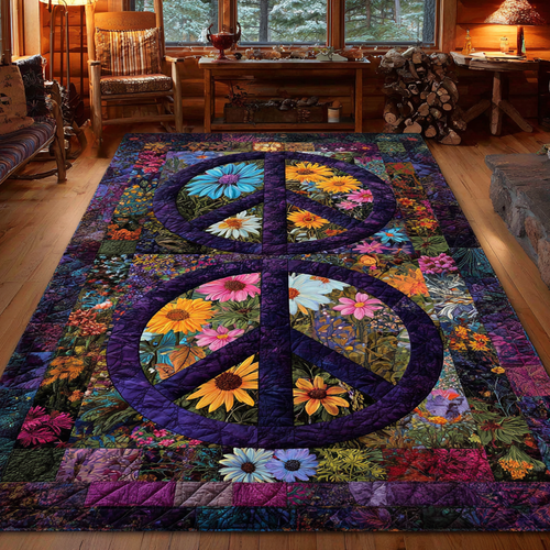 Patchwork Peace Area Rug NCU0NXD1548