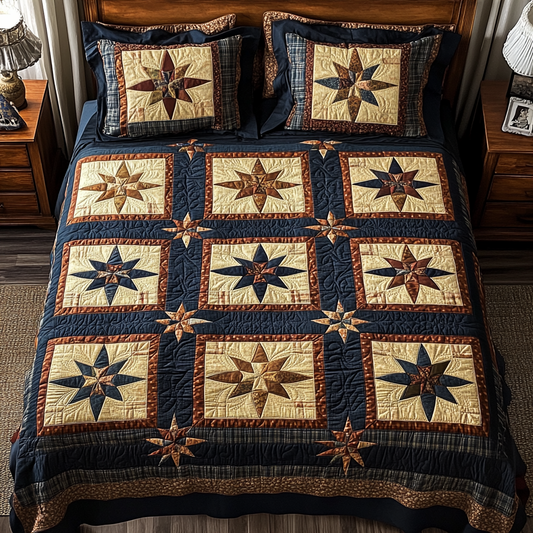 Patchwork Sky 3-Piece Quilted Bedding Set NCU0DDK484