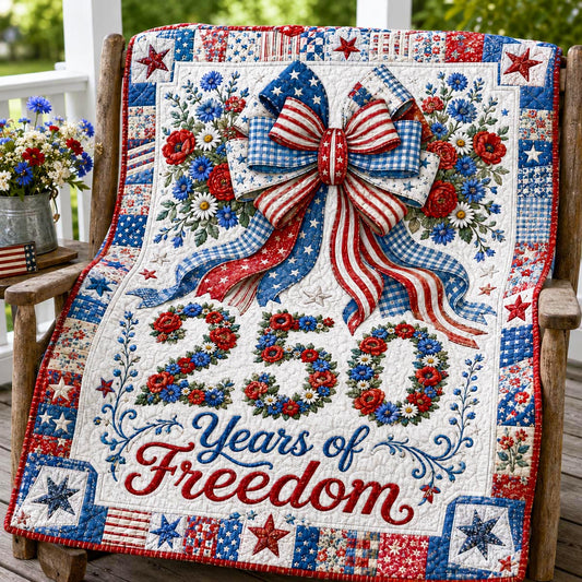 Patriot Bloom Quilted Blanket NCU0DV2172
