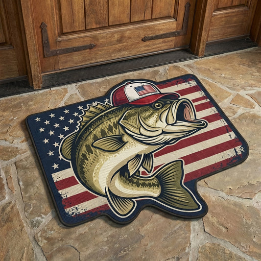 Patriot Bass Custom Shape Doormat NCU0NTV1019