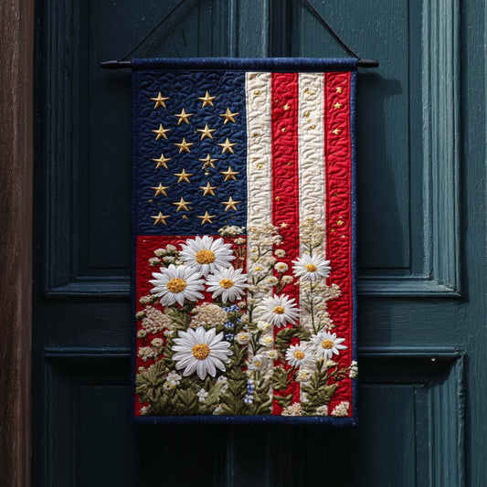 Patriot Blossom Quilted Door Banner NCU0NNT2521
