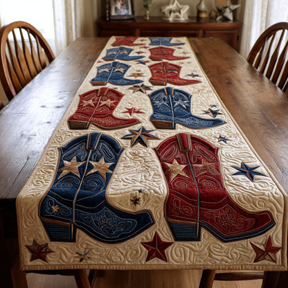 Patriot Boots Quilted Table Runner NCU0NTV831