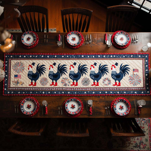 Patriot Chant Quilted Table Runner NCU0HNH942