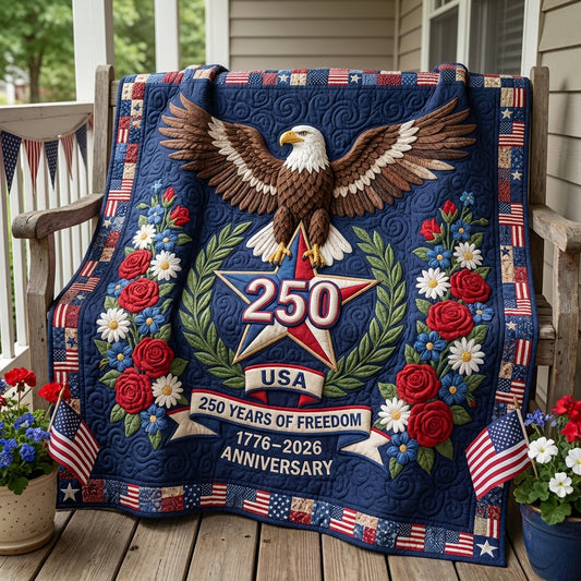 Patriot Emblem Quilted Blanket NCU0NTV1030
