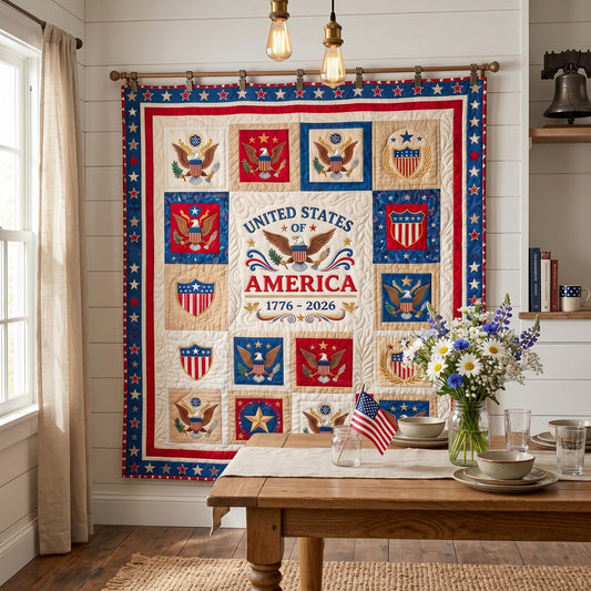 Patriot Heritage Quilted Blanket NCU0NTD1868