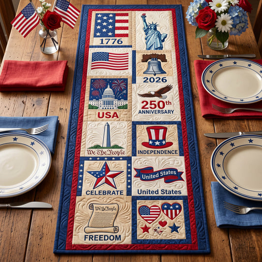 Patriot Heritage Quilted Table Runner NCU0NTD1900
