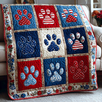 Patriot Paws Quilted Blanket NCU0NTD1562
