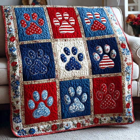 Patriot Paws Quilted Blanket NCU0NTD1562