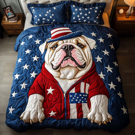 Patriot Pup Stance 3-Piece Quited Bedding Set NCU0NNT853