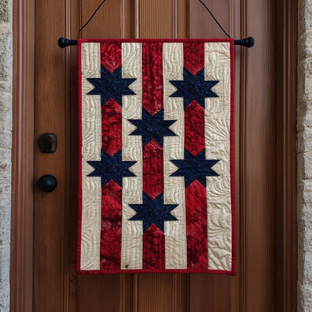 Patriot Star Quilted Door Banner NCU0NNT2522