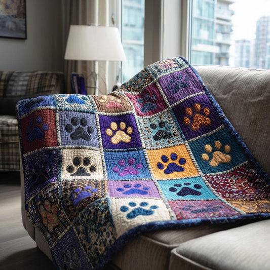 Paw Motion Quilted Blanket NCU0DV1802